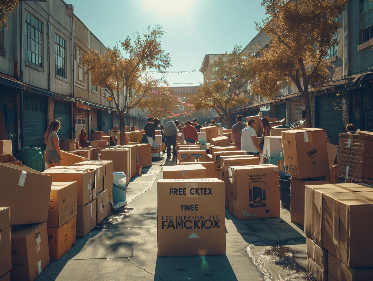 cartons gratuits
