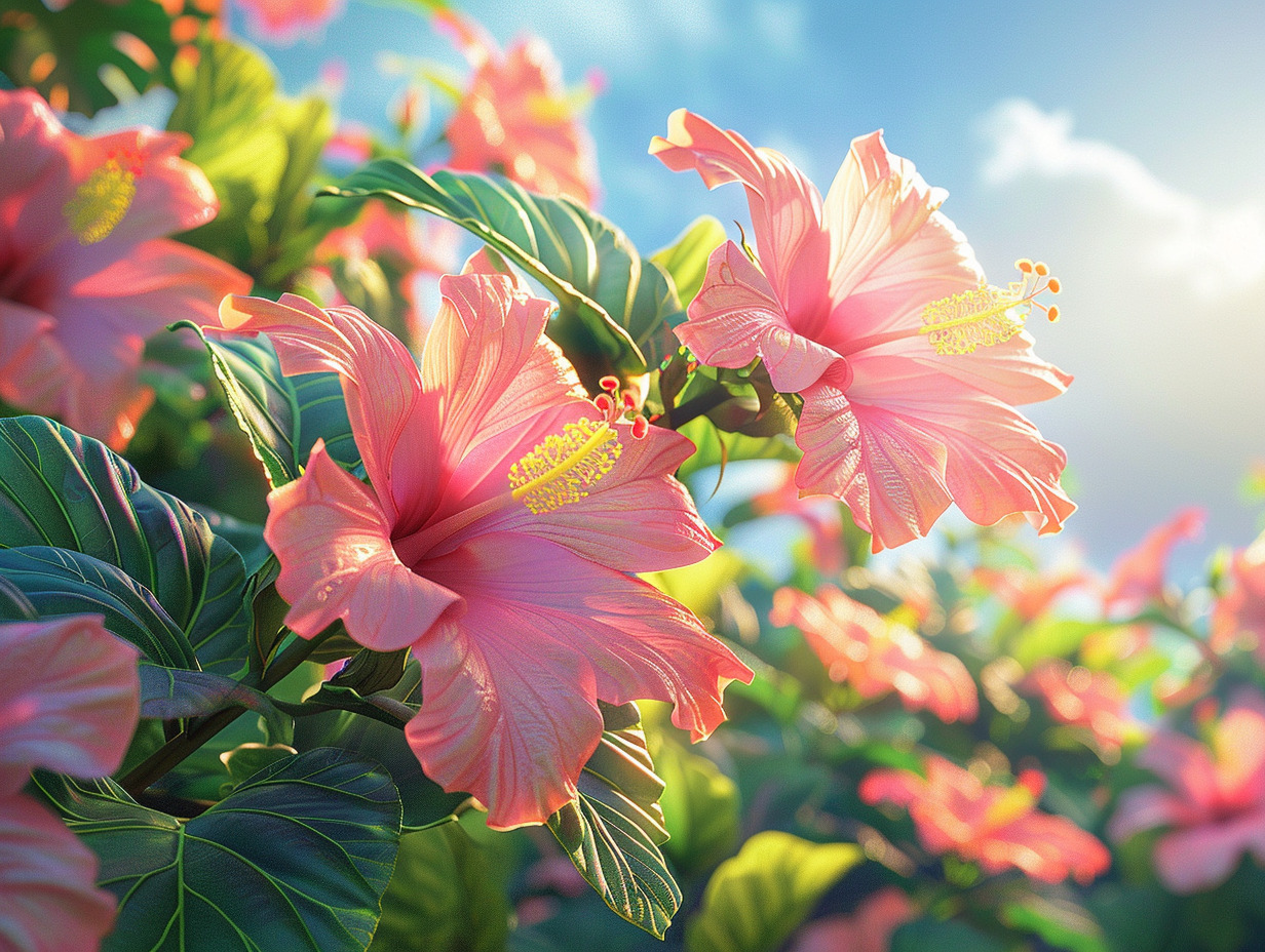 hibiscus croissance